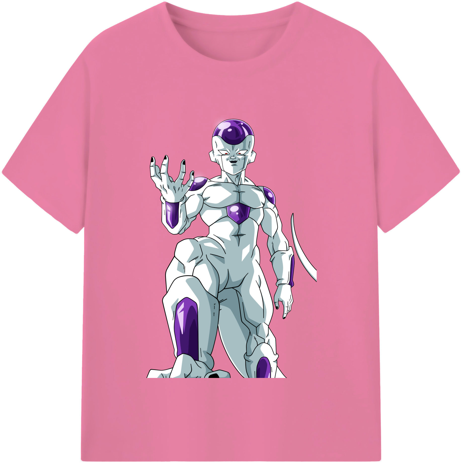（画像用） ドラゴンボール フリーザ DRAGON BALL Frieza 綿100％半袖Tシャツ（フロントプリント）